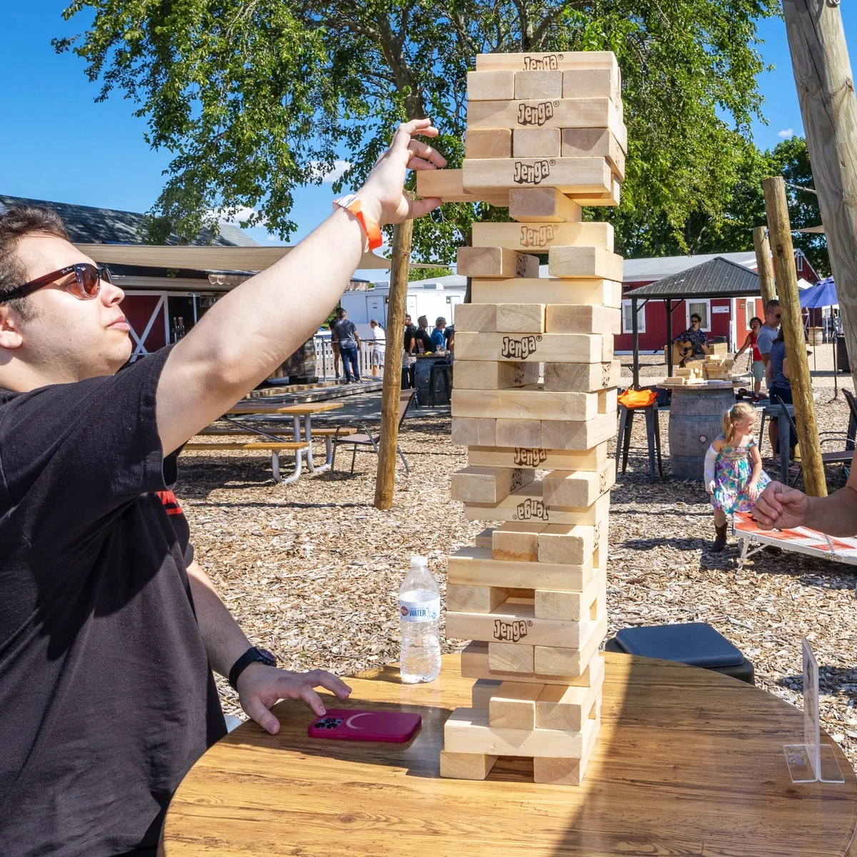 Giant Jenga rental in Temecula