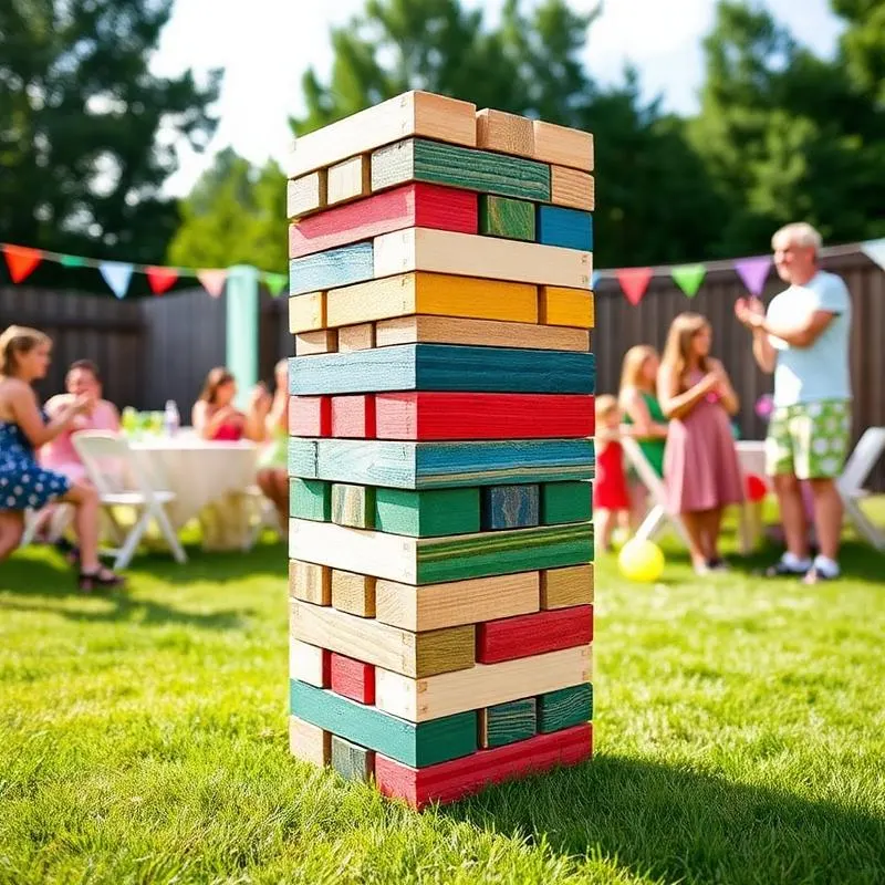 Giant Jenga rental in Temecula
